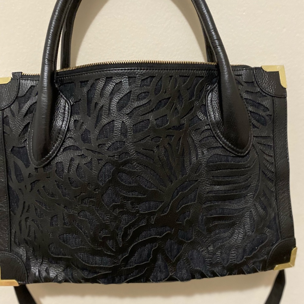 Leather satchel